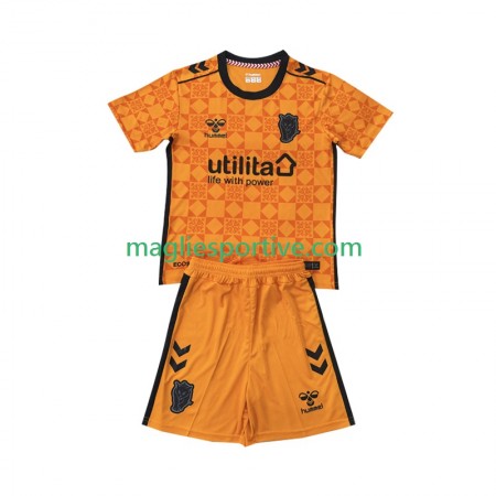 Completo Calcio Sunderland Portiere Bambino Divisa Terza 2025-2026